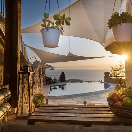 Villa Four Seasons Stonework Castle Lagonisi Exterior foto