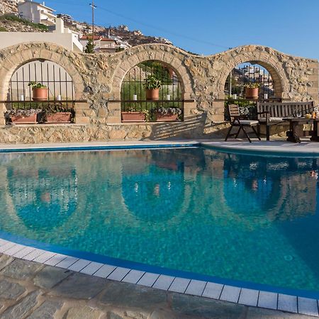 Villa Four Seasons Stonework Castle Lagonisi Exterior foto