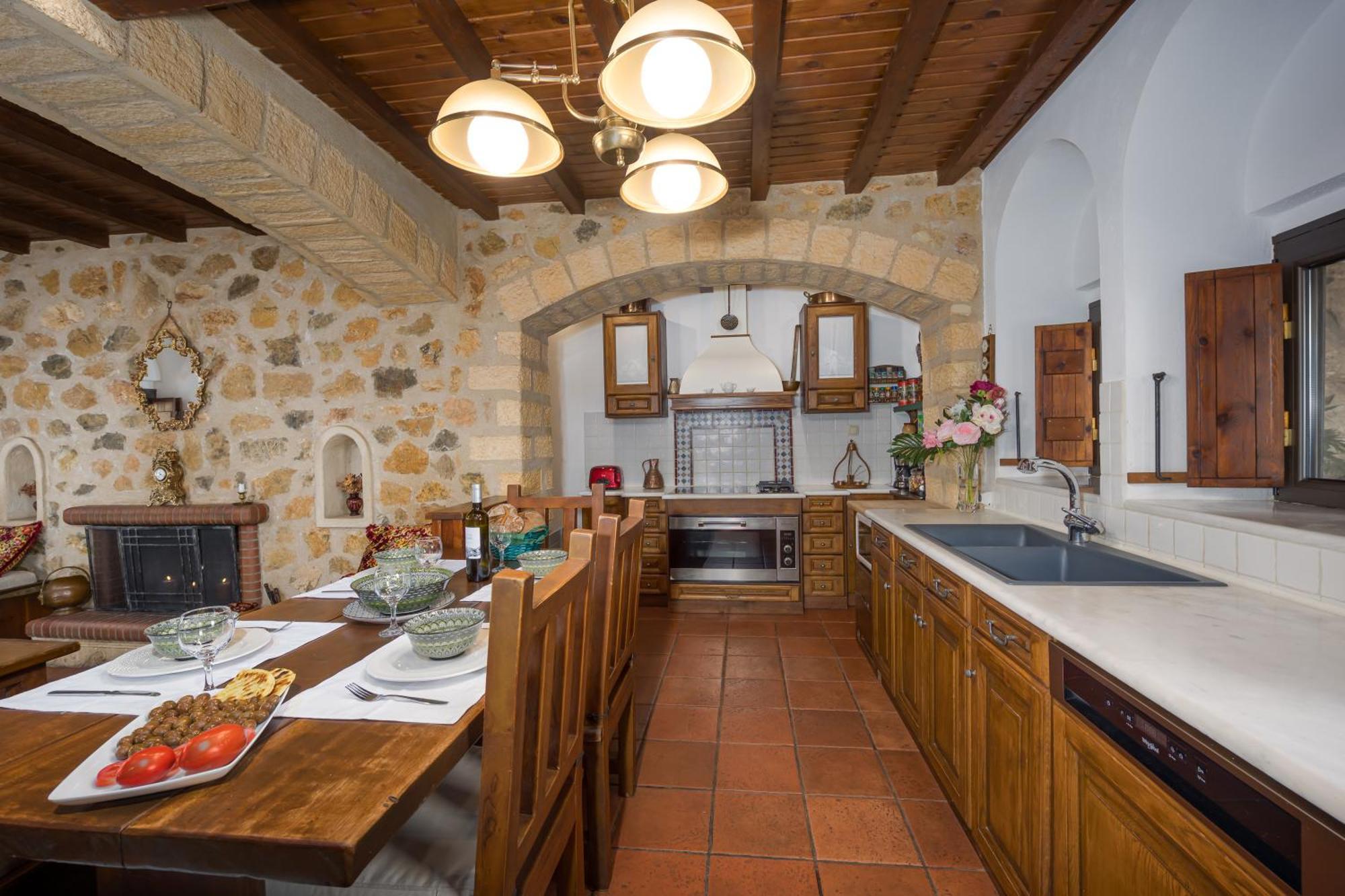 Villa Four Seasons Stonework Castle Lagonisi Exterior foto