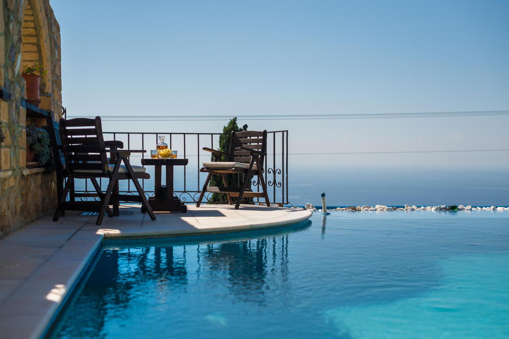 Villa Four Seasons Stonework Castle Lagonisi Exterior foto
